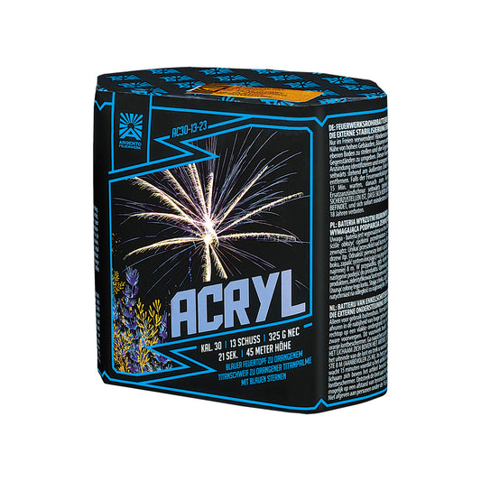 Argento Acryl 13 Schuss Feuerwerksbatterie