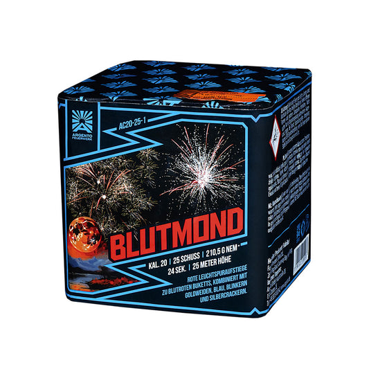 Argento Blutmond 25 Schuss Feuerwerksbatterie