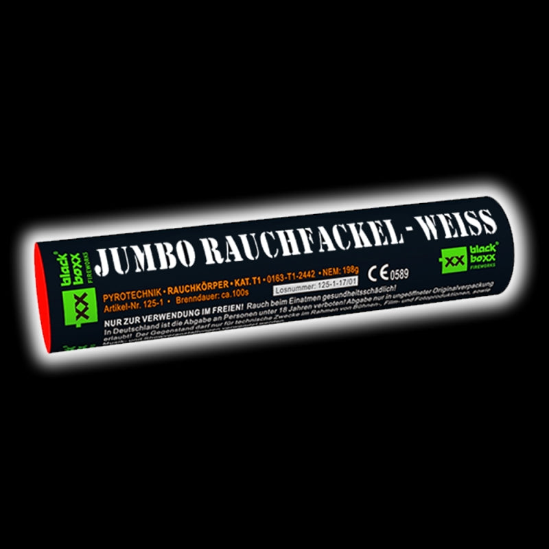 Blackboxx Jumbo Rauchfackel weiß