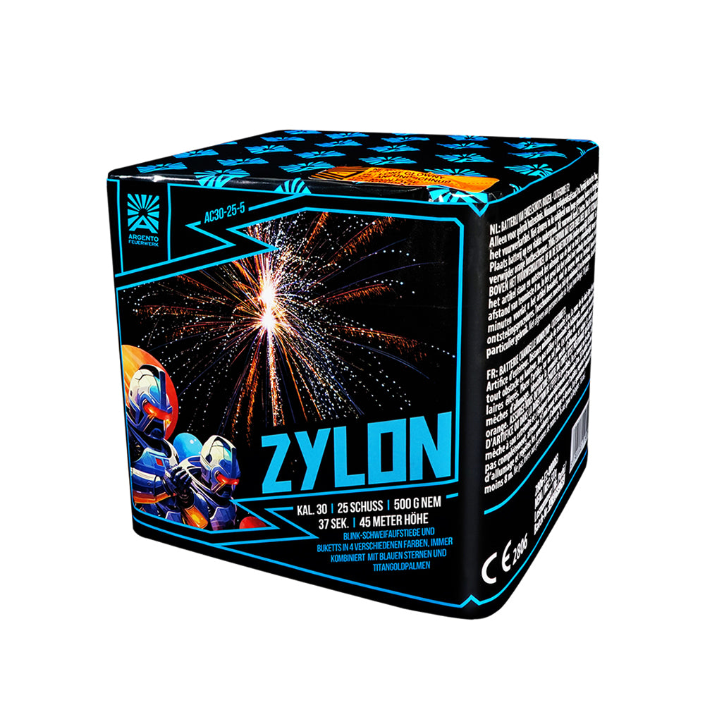 Argento Zylon Feuerwerksbatterie