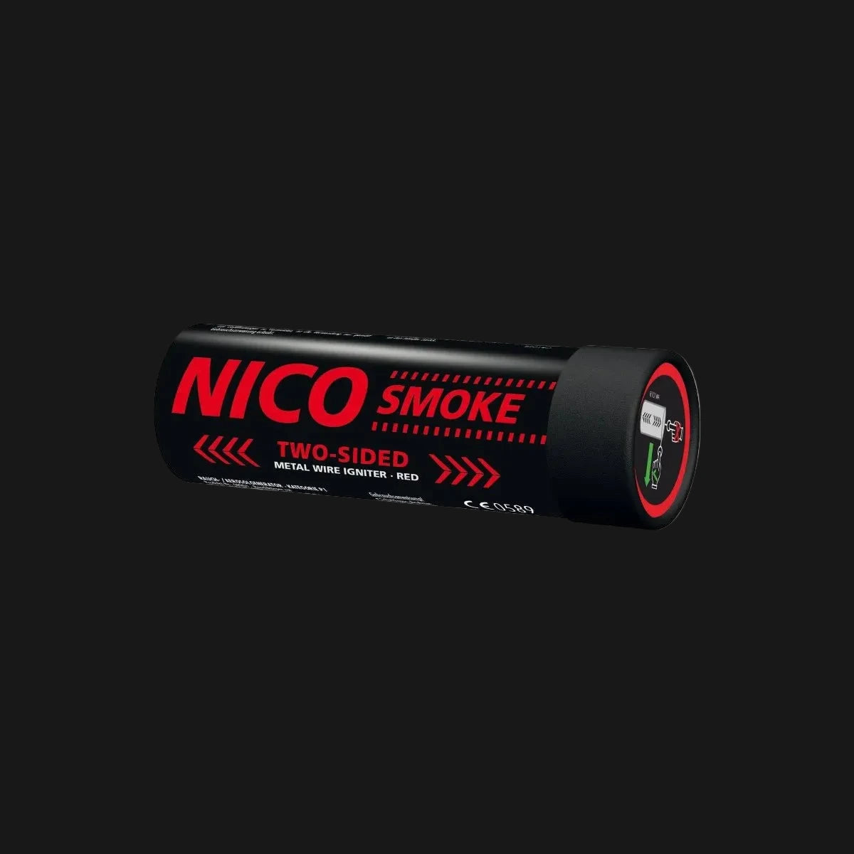 Rote Nico Smoke Two-Sided Rauchgranate P1 für Hochzeitsfotos und Fotografie