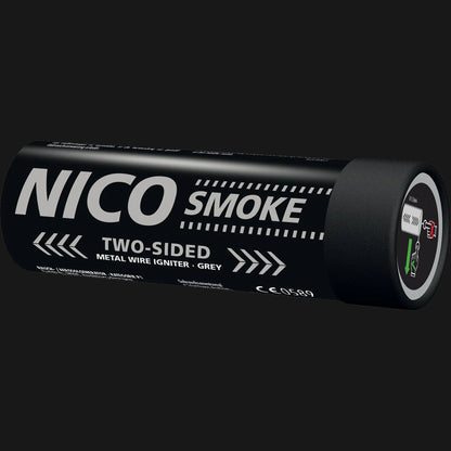 Schwarze Nico Smoke Two-Sided Rauchgranate P1 mit beidseitigem Ausstoß