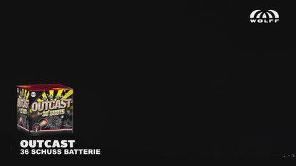 Outcast feuerwerksbatterie Wolff Vuurwerk