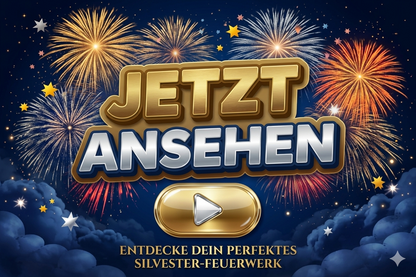 Argento Aidos Feuerwerksbatterie – 7 Schuss 20mm mit Titangoldweide, blauer Leuchtspur und grünen Blinkern